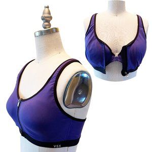 😍VICTORIA'S SECRET VSX KNOCKOUT FRONT- CLOSE BRA 2 IN 1 MAX SUPPORT BRA 36B 😘